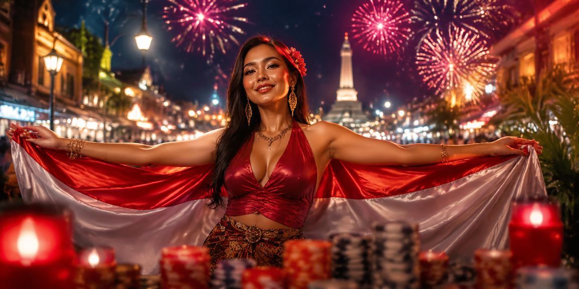 Suasana festival betting dan casino malam hari yang meriah di panglima88