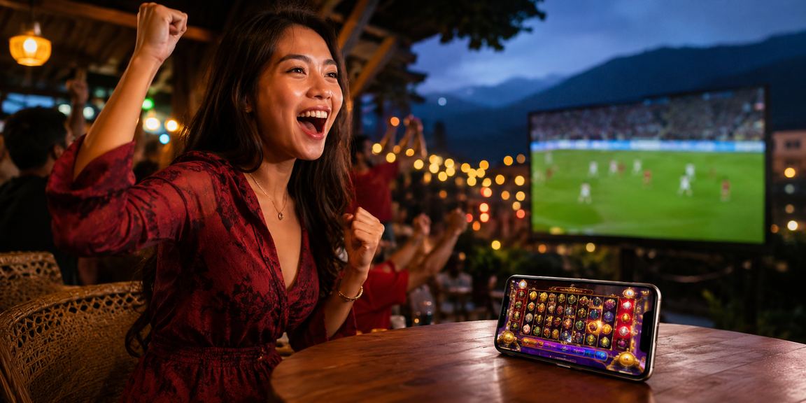 Pengguna mengakses casino panglima88 lewat ponsel sambil bersantai