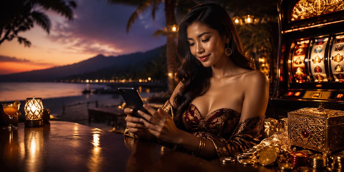 Permainan slot dengan latar pantai tropis di platform panglima88