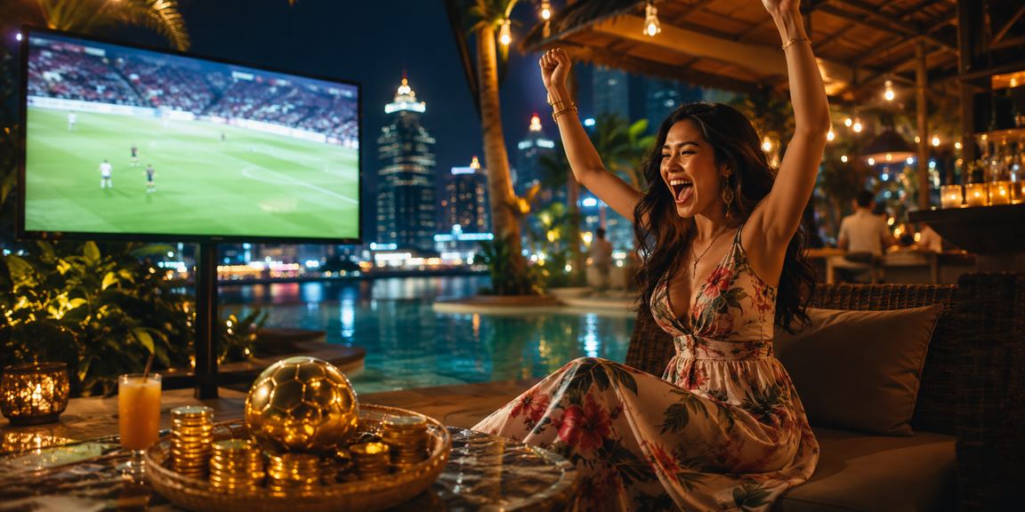 Suasana festival taruhan sepak bola di panglima88